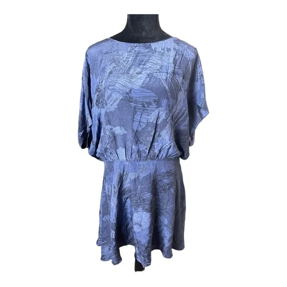 Halston Heritage Sunburst Floral Mini Dress Size 12 100% Silk NWT - Picture 3 of 9